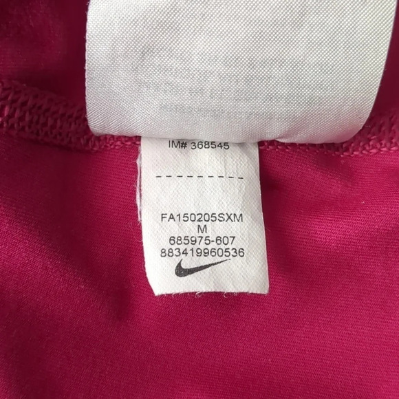 Nike Pro Dry Fit Top V Neck  Hot Pink M - Picture 9 of 9
